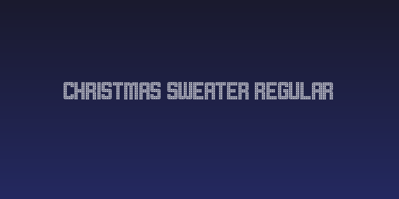 Christmas Sweater Regular Social Header