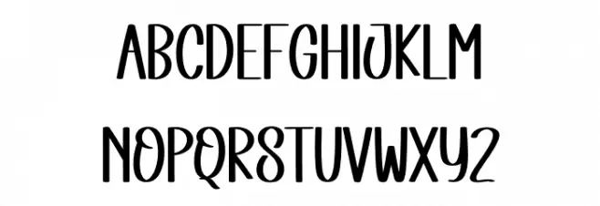 Christmas Sweety 字体 大写