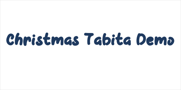 Christmas Tabita Demo Logo