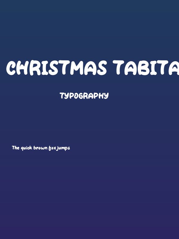 Christmas Tabita Demo Poster