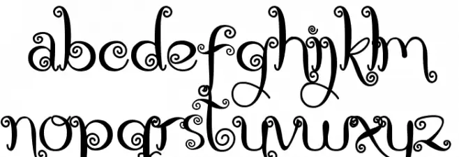 Christmas Thania DEMO Caratteri MINUSCOLO