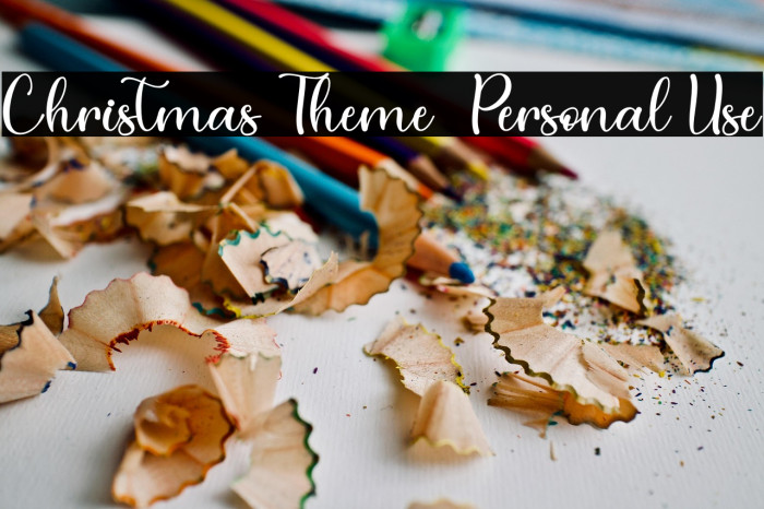 Christmas Theme - Personal Use Example 2