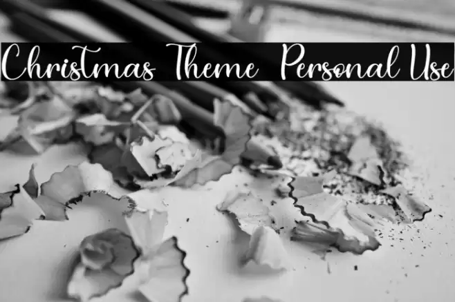 Christmas Theme - Personal Use Font examples