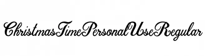 Christmas Time Personal Use Regular  नि: शुल्क फ़ॉन्ट्स डाउनलोड