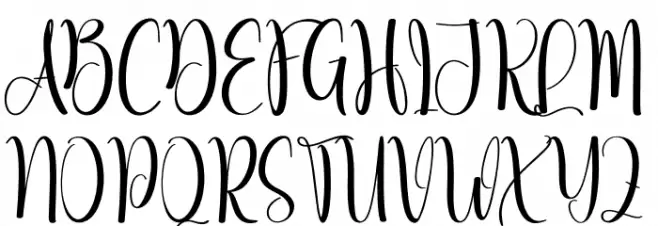 Christmas Time 字体 大写