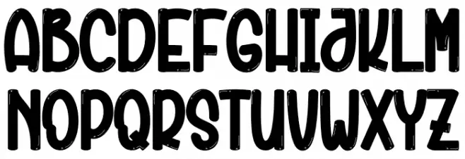 Christmas Traditions 字体 大写