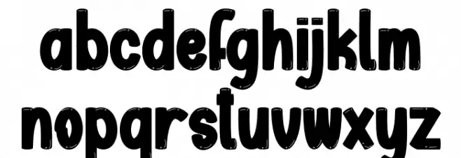 Christmas Traditions 字体 小写