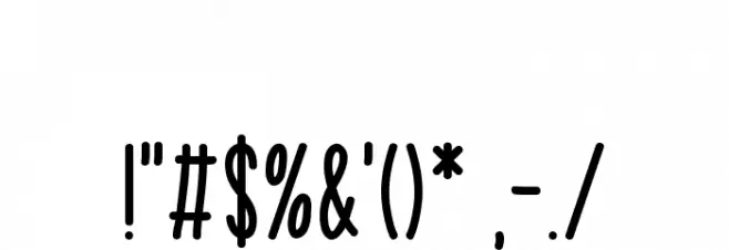 Christmas Tree Font OTHER CHARS