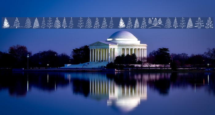 Christmas Trees Celebration Font examples