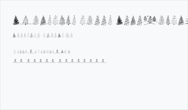 Christmas Trees Celebration Business Card