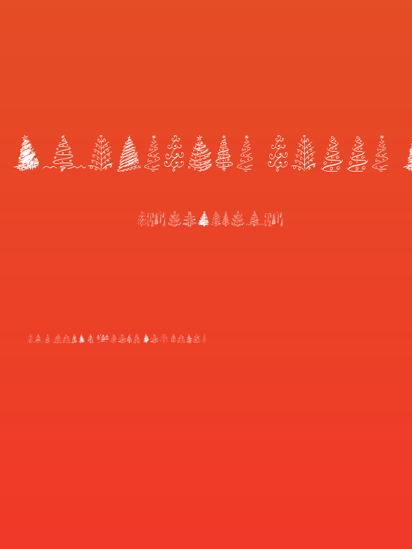 Christmas Trees Celebration Poster