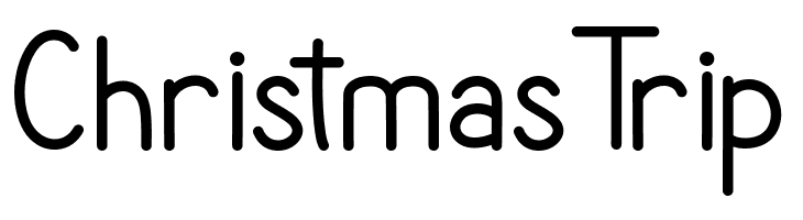 Christmas Trip Frei Schriftart Herunterladen