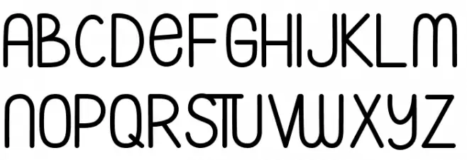 Christmas Trip 字体 大写