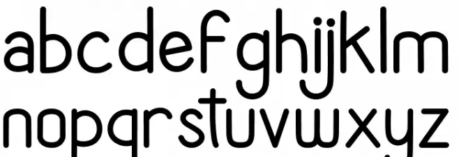 Christmas Trip 字体 小写