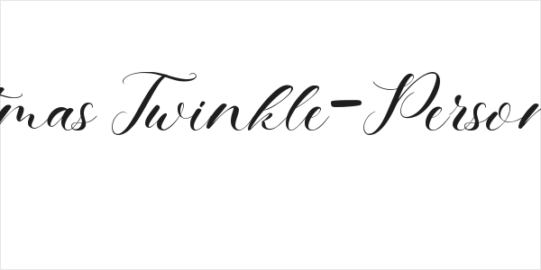 Christmas Twinkle-Personal use Logo