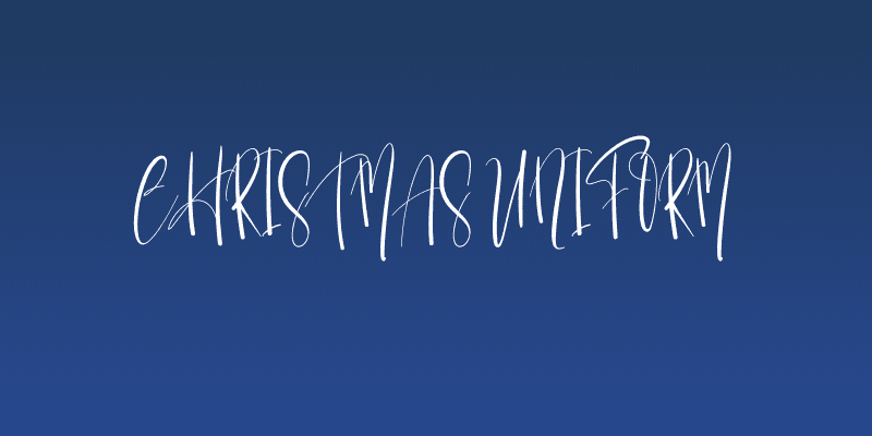 Christmas Uniform Social Header