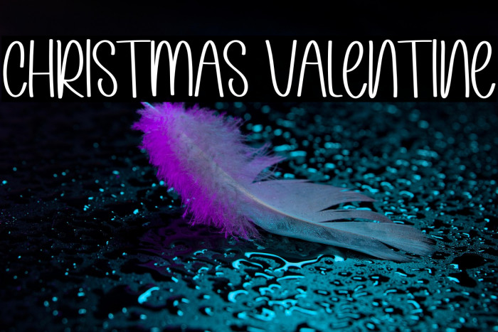 Christmas Valentine Font examples