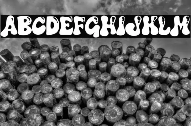 Christmas Vibes Shine Caratteri examples