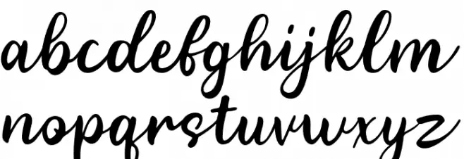 Christmas Warmth 字体 小写