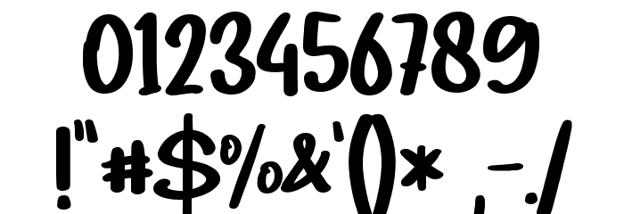 Christmas Weekday - Personal Us Font OTHER CHARS