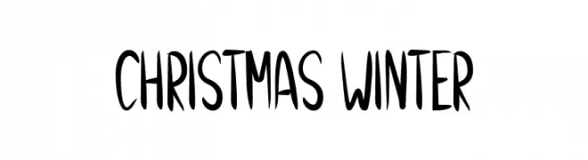 Christmas Winter  Frei Schriftart Herunterladen