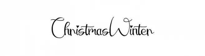 Christmas Winter  नि: शुल्क फ़ॉन्ट्स डाउनलोड