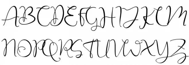 Christmas Winter Font UPPERCASE