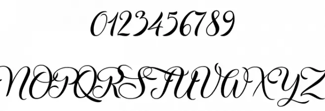Christmas Wish Calligraphy Calligraphy Font OTHER CHARS