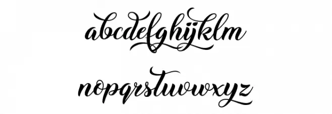 Christmas Wish Calligraphy Calligraphy फ़ॉन्ट लोअरकेस