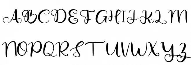 Christmas Wish Шрифта ВЕРХНИЙ