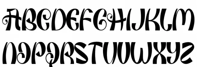 Christmas With Love Demo 字体 大写