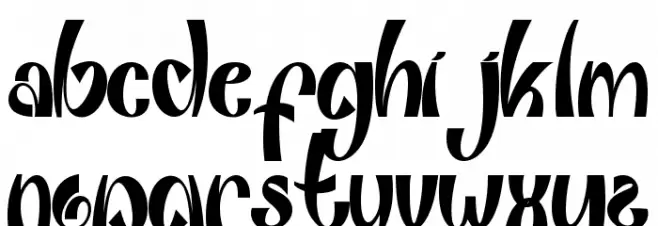 Christmas With Love Demo 字体 小写