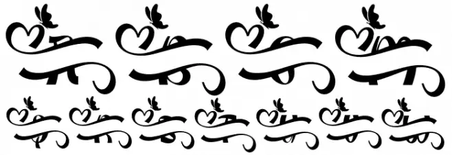 Christmas With Monogram Demo 字体 大写