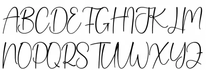 Christmas Wonderful फ़ॉन्ट अपरकेस