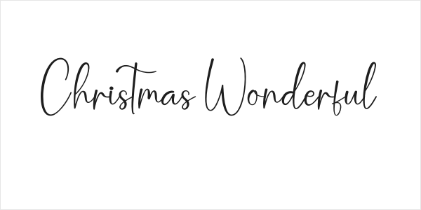 Christmas Wonderful Logo