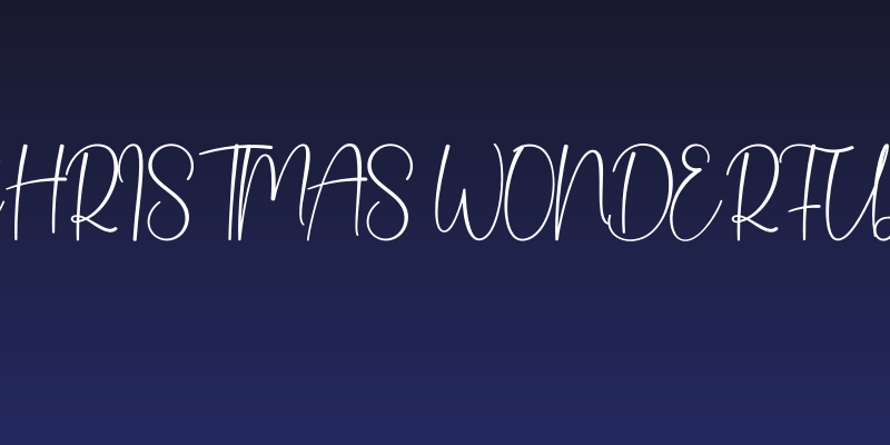 Christmas Wonderful Social Header