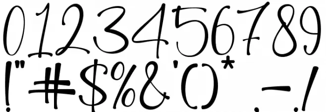 Christmas Worship - Personal us Font OTHER CHARS