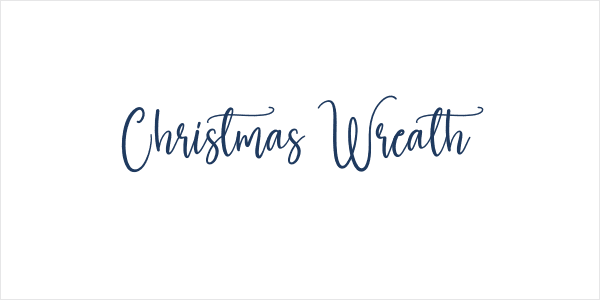 Christmas Wreath Logo