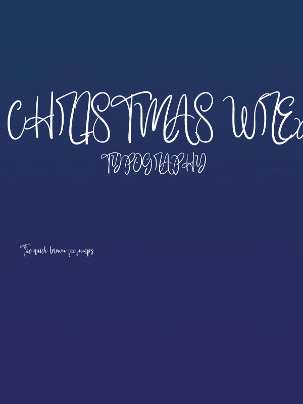 Christmas Wreath Poster