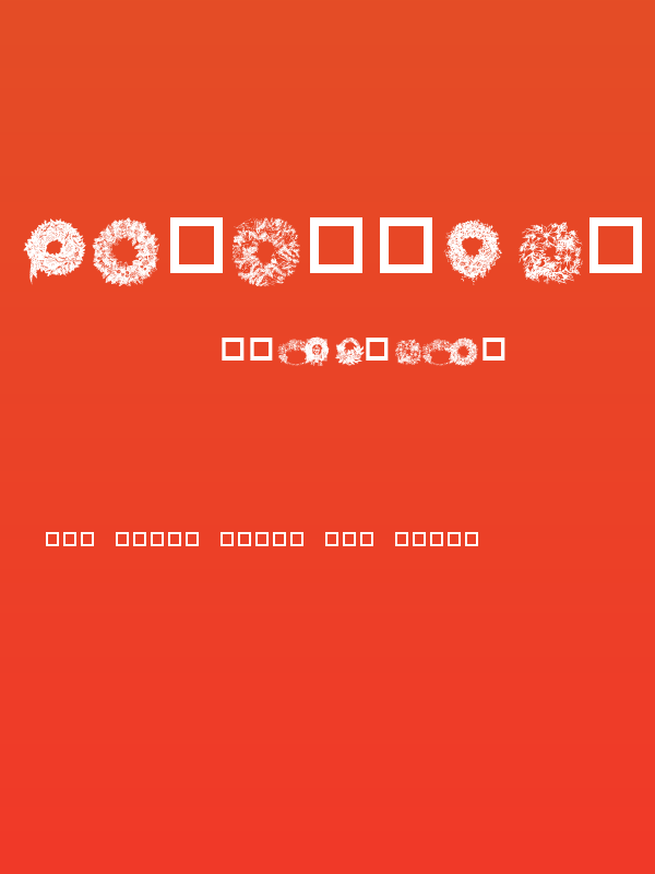 Christmas Wreaths Poster