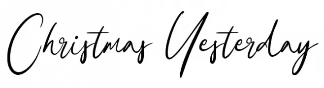 Christmas Yesterday 免费字体下载