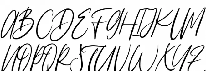 Christmas Yesterday Font Litere mari