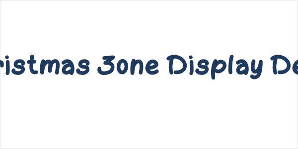 Christmas Zone Display Demo Logo