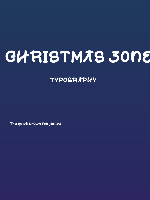 Christmas Zone Display Demo Poster
