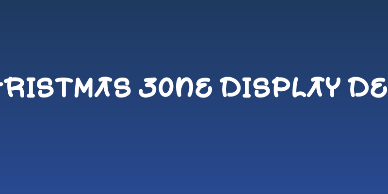 Christmas Zone Display Demo Social Header