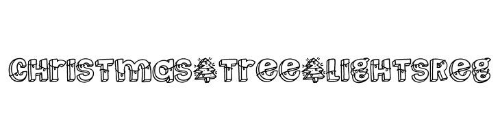 Christmas _ Tree _ Lights Reg  les polices de caractères gratuit tlcharger