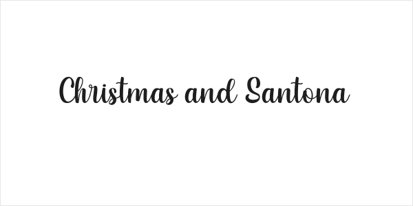 Christmas and Santona Logo