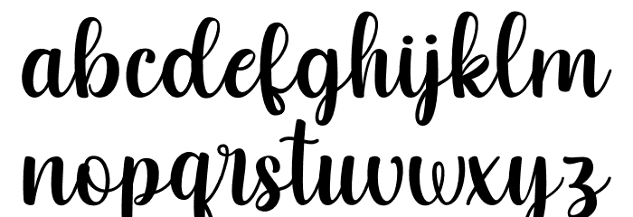 Christmas and Santona Font LOWERCASE