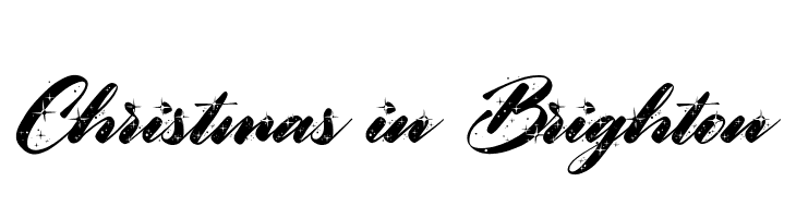 Christmas in Brighton  font caratteri gratis