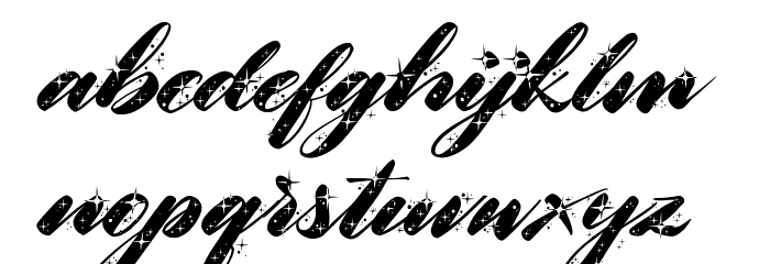 Christmas in Brighton Font LOWERCASE